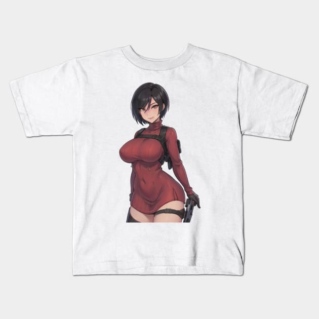 Ada Wong Kids T-Shirt by mindworldz